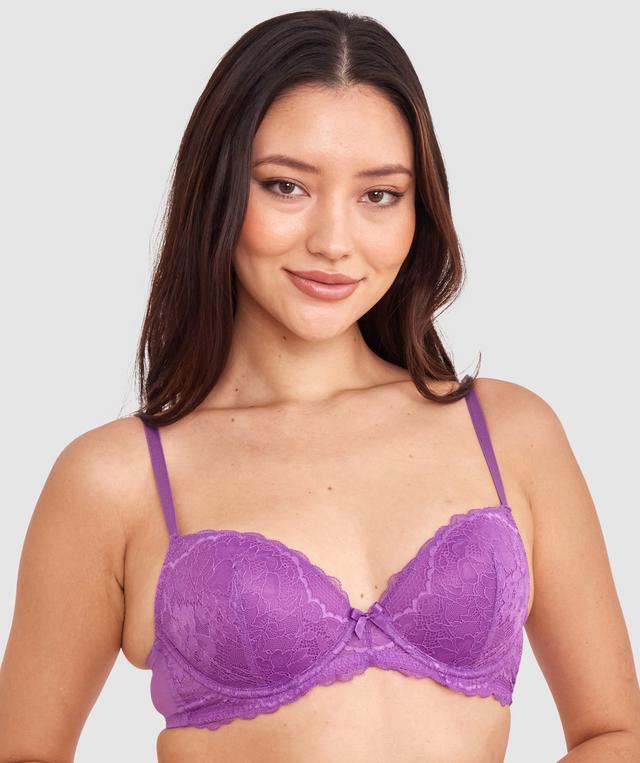Dana Push Up Bra - Purple