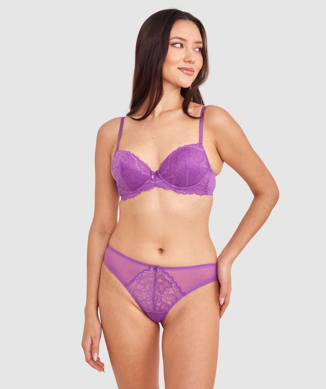 Dana Push Up Bra - Purple