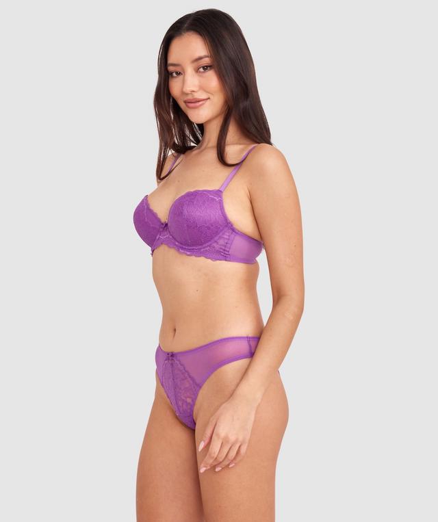 Dana Push Up Bra - Purple