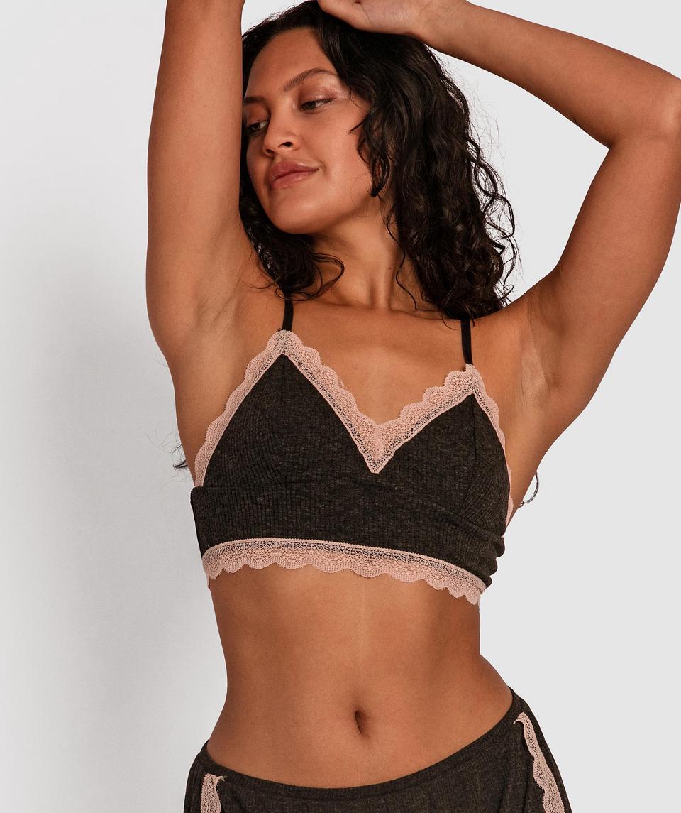 Dance Muse Bralette - Dark Grey
