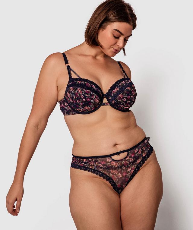 Daphne Balconette Full Cup Bra - Floral Print