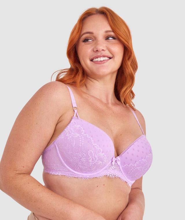 Daphne Push Up Bra - Lavender