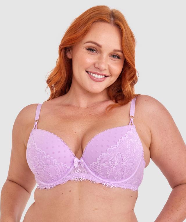Daphne Push Up Bra - Lavender
