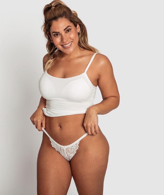 Daphne Tanga Knicker - White
