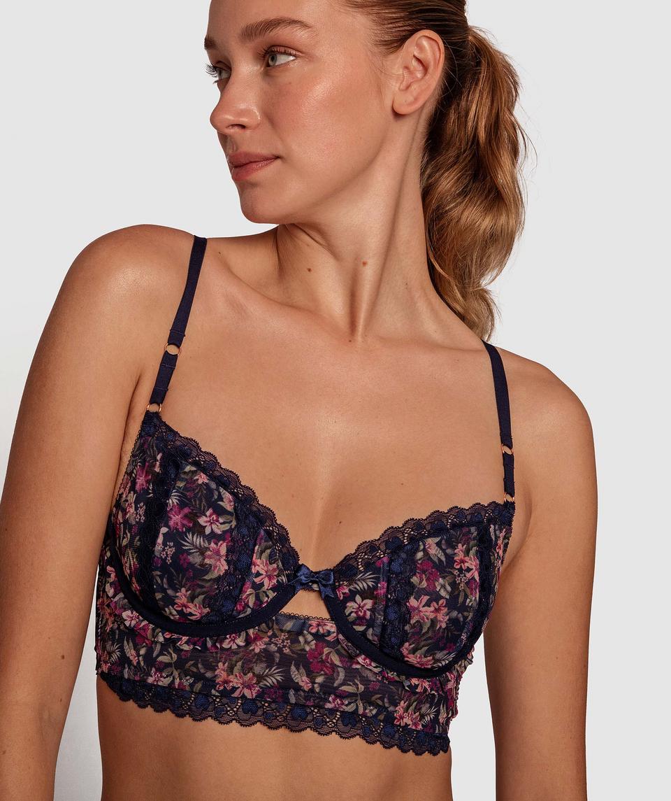 Daphne Underwire Bra - Floral Print