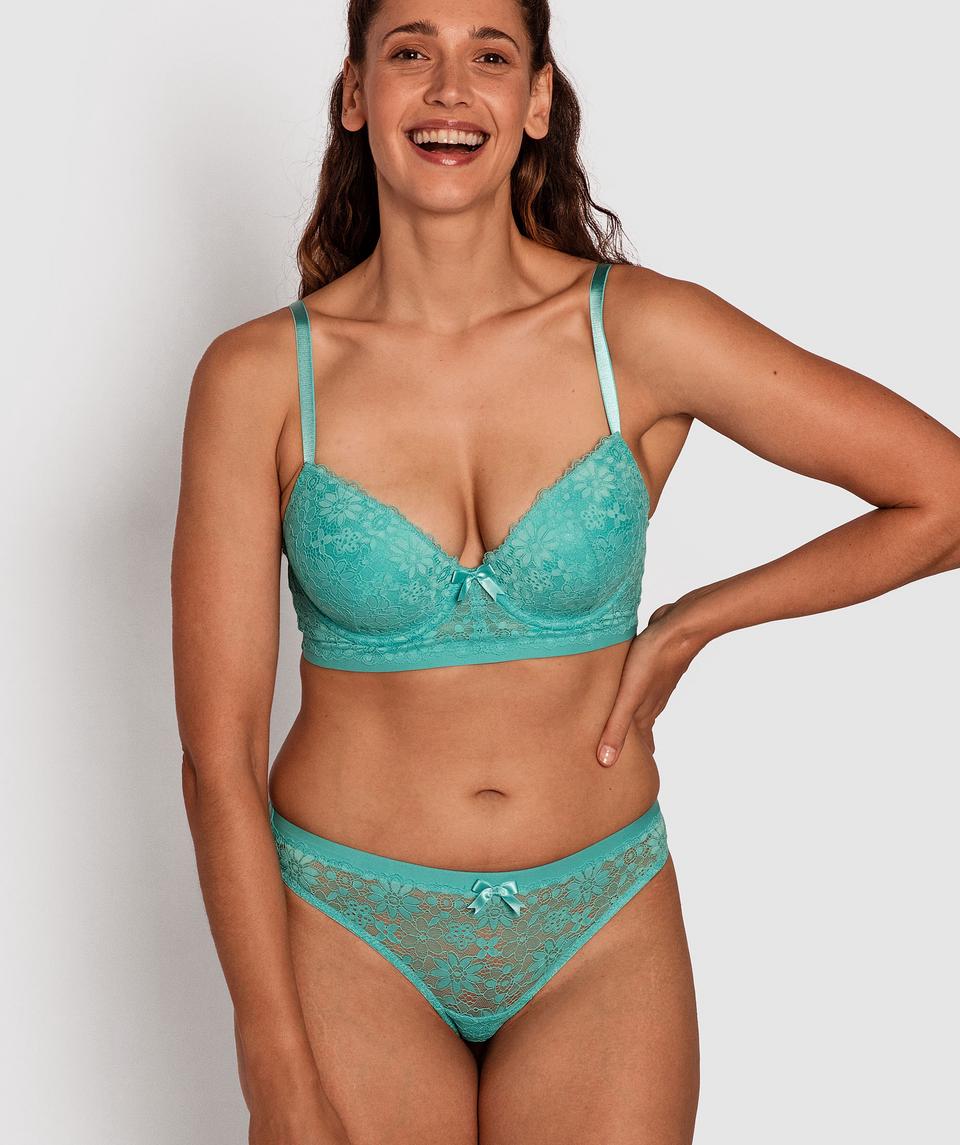 Darcie Contour Bra - Aqua