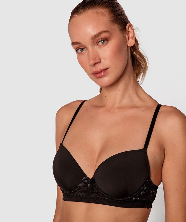 Darcie Push Up Bra - Black