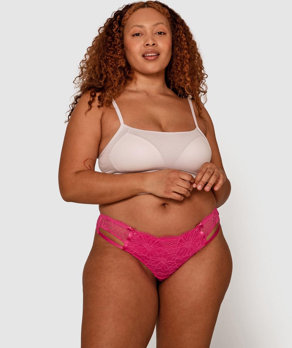 Davina Brazilian Knicker - Fuchsia Pink