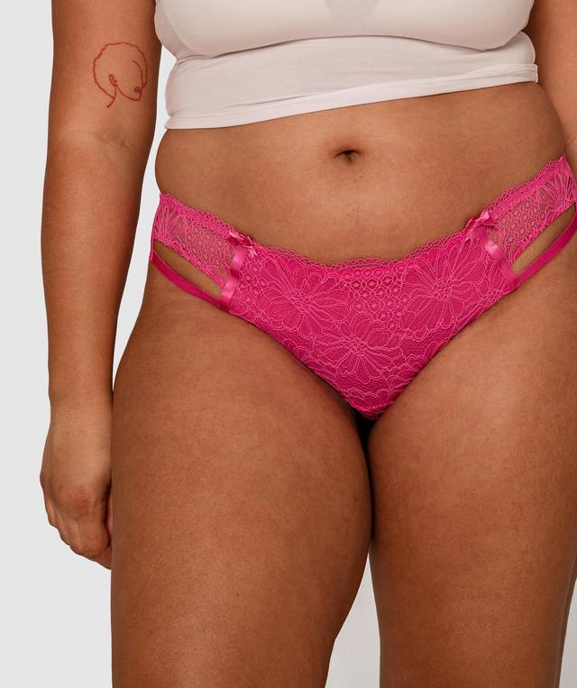 Davina Brazilian Knicker - Fuchsia Pink