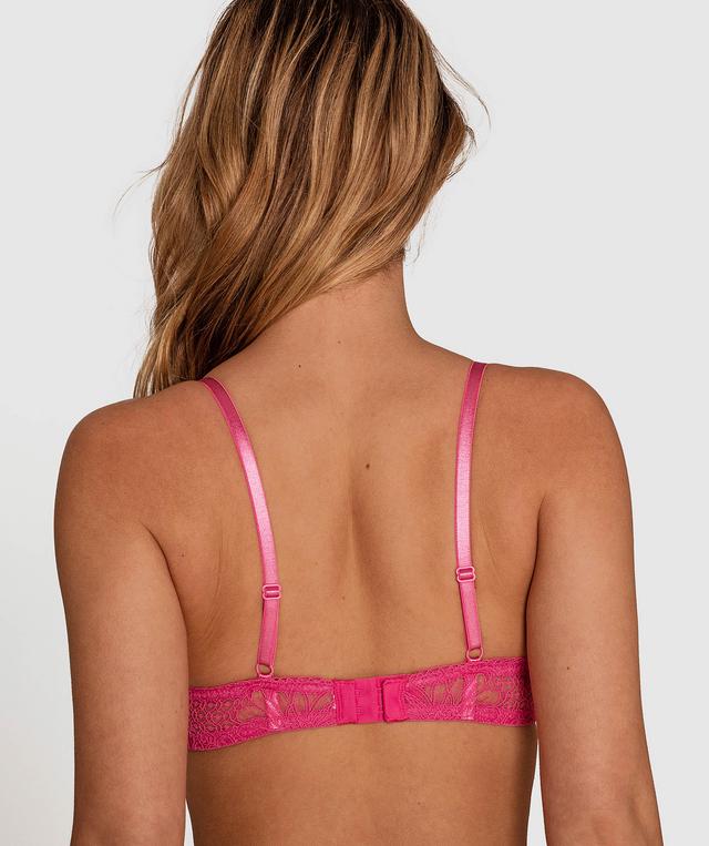 Davina Wirefree Bra - Fuchsia Pink