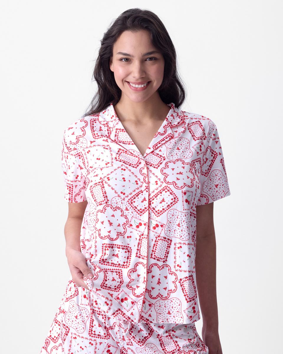 Dealing Hearts Short Sleeve - Print