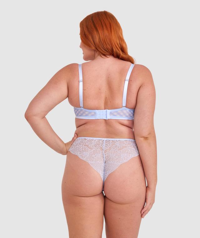 Delta Brazilian Knicker - Blue Check