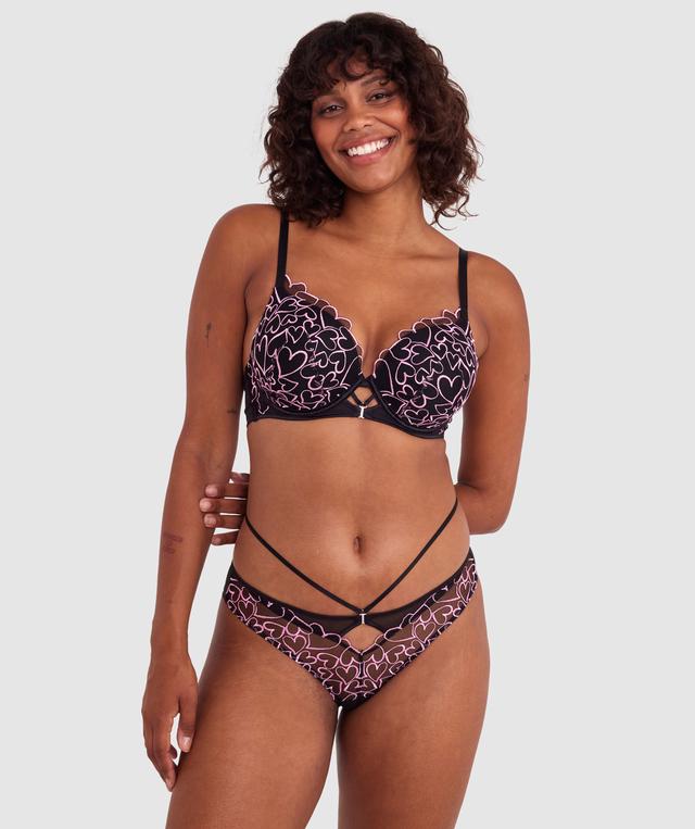 Demi Full Cup Bra - Black