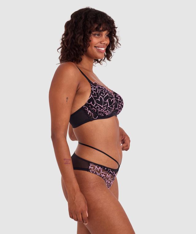 Demi Full Cup Bra - Black