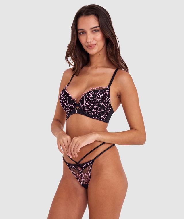 Demi Push Up Bra - Black