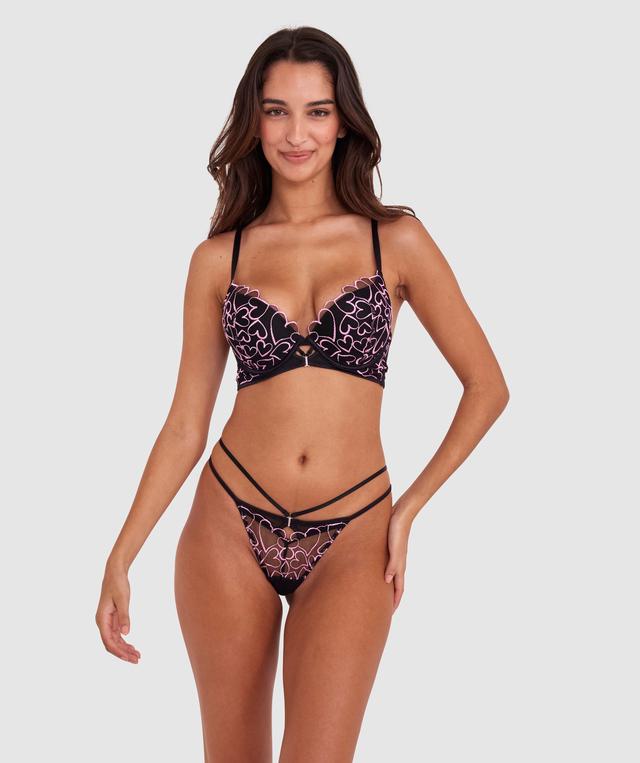 Demi Push Up Bra - Black