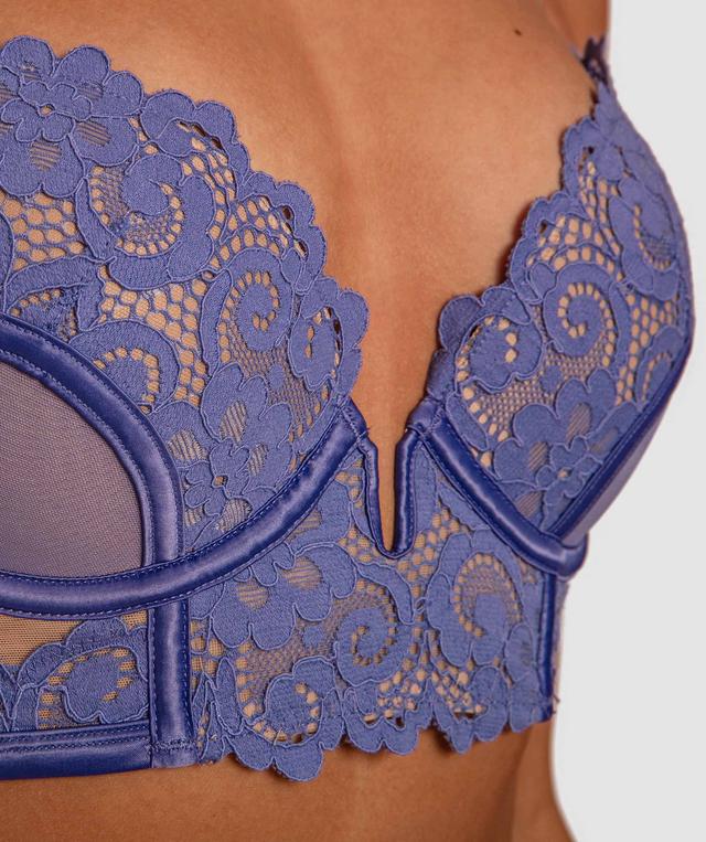 Devotion Plunge Push Up Bra - Light Purple