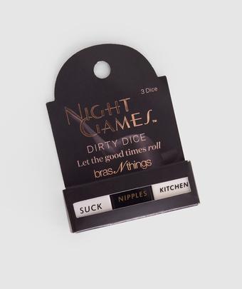 Night Games Dirty Dice - Black (BLACK)
