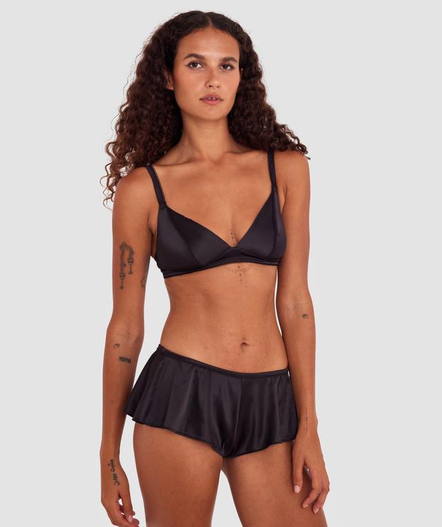 Dominique French Knicker - Black