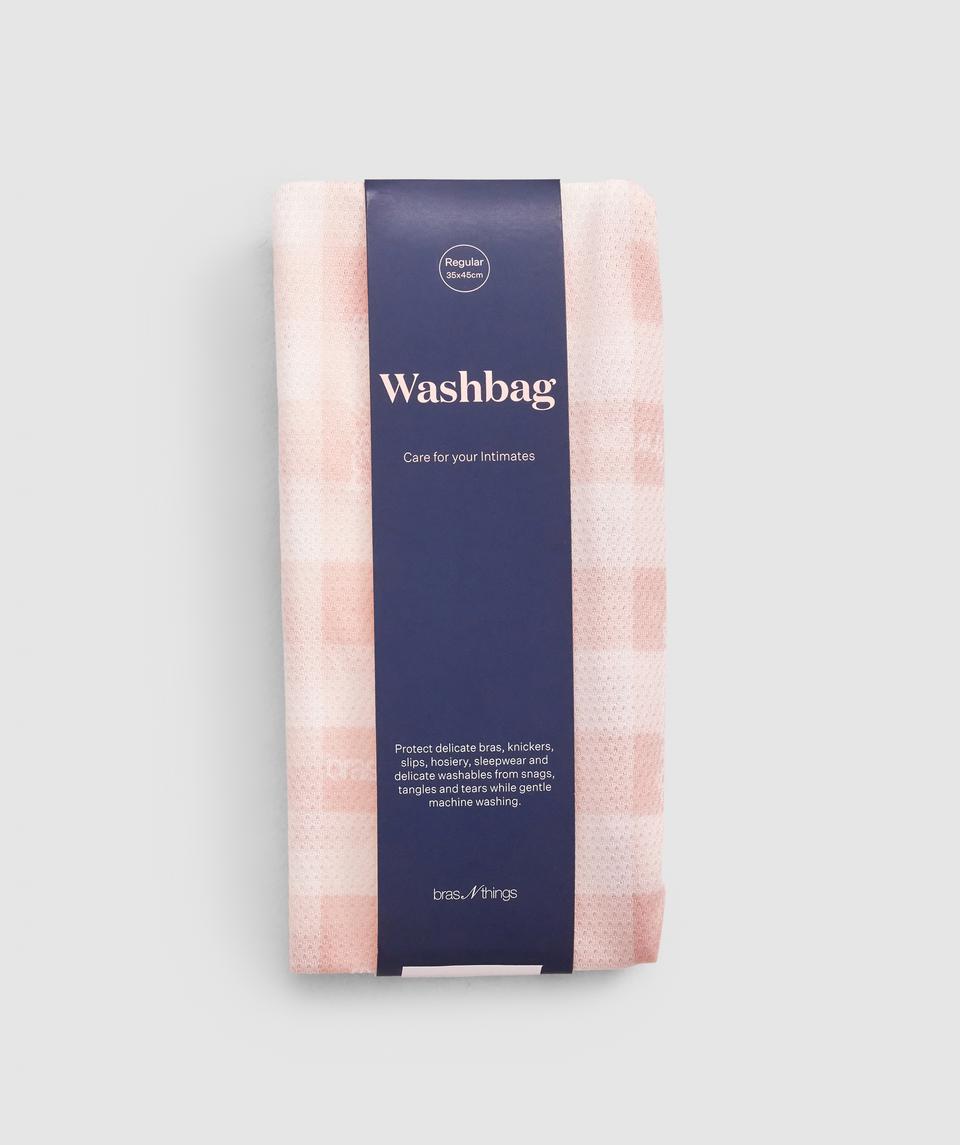 Dorothy Regular Washbag - Pale Pink/Ivory
