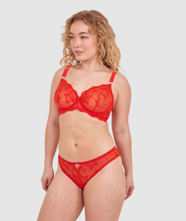 Dua Full Cup Bra - Red