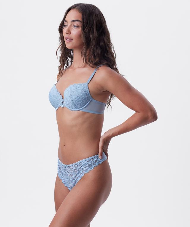 Dulcie Push Up Bra - Light Blue
