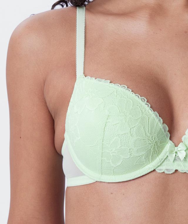 Isla Lightly Lined Bra - Light Green