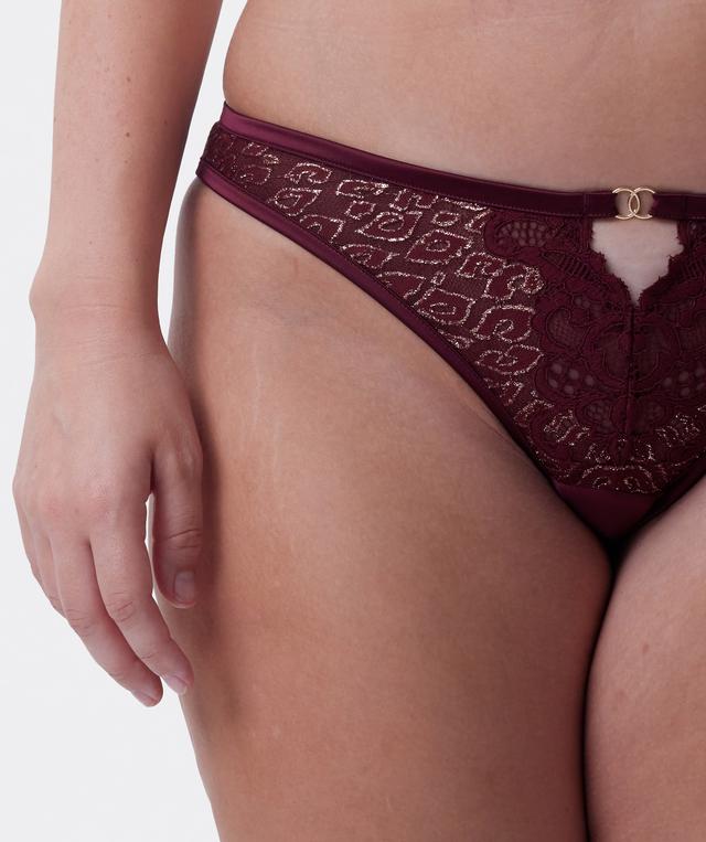Edelweis Brazilian Knicker - Berry