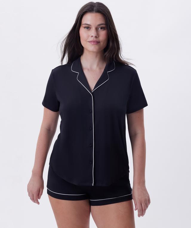 Emilia Short Sleeve Top - Black