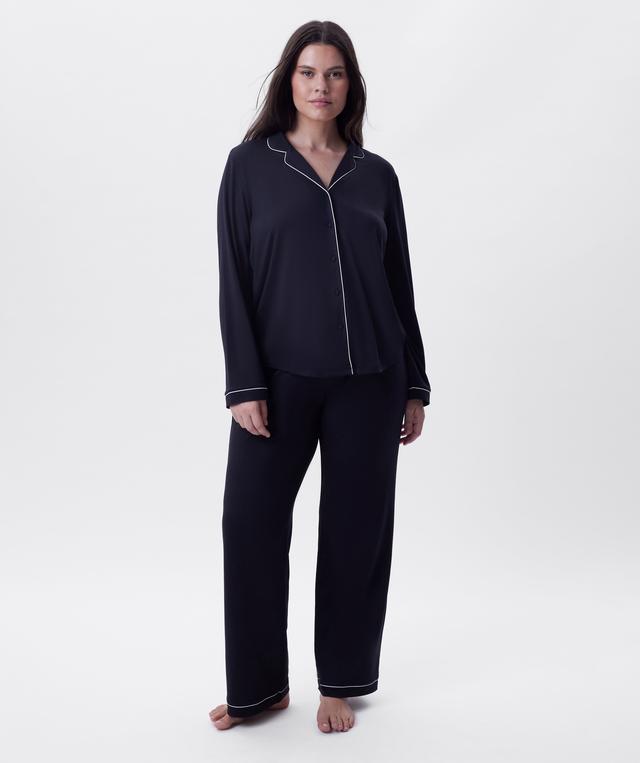 Emilia Long Sleeve Top - Black