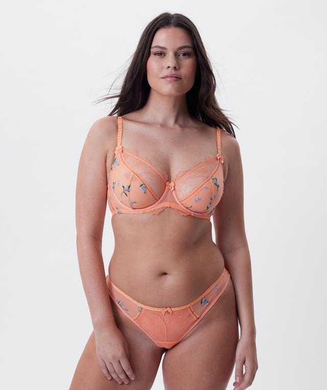 Bianca Unlined Bra - Light Orange