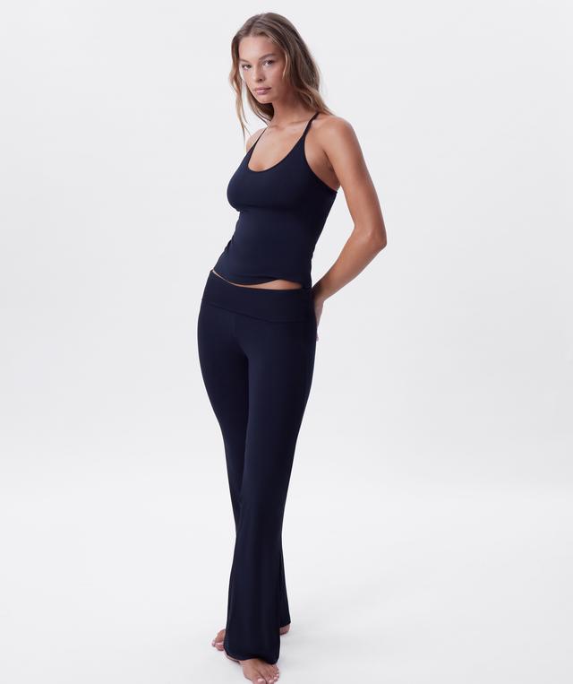 Chill Out Foldover Pant - Black