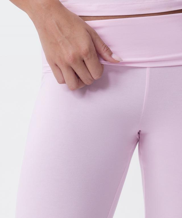 Chill Out Foldover Pant - Light Pink