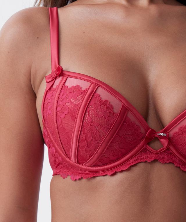 Bethany Push Up Bra - Red