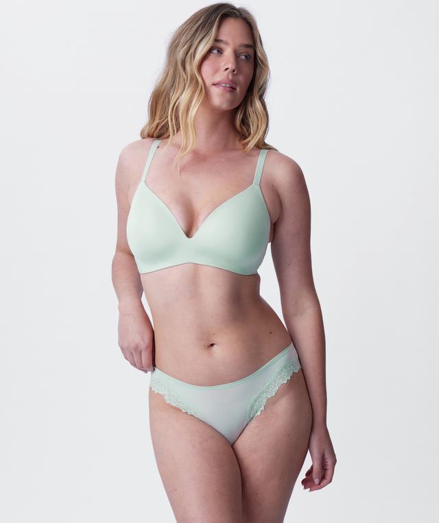 Nkd High Leg Brazilian Knicker - Mint Green