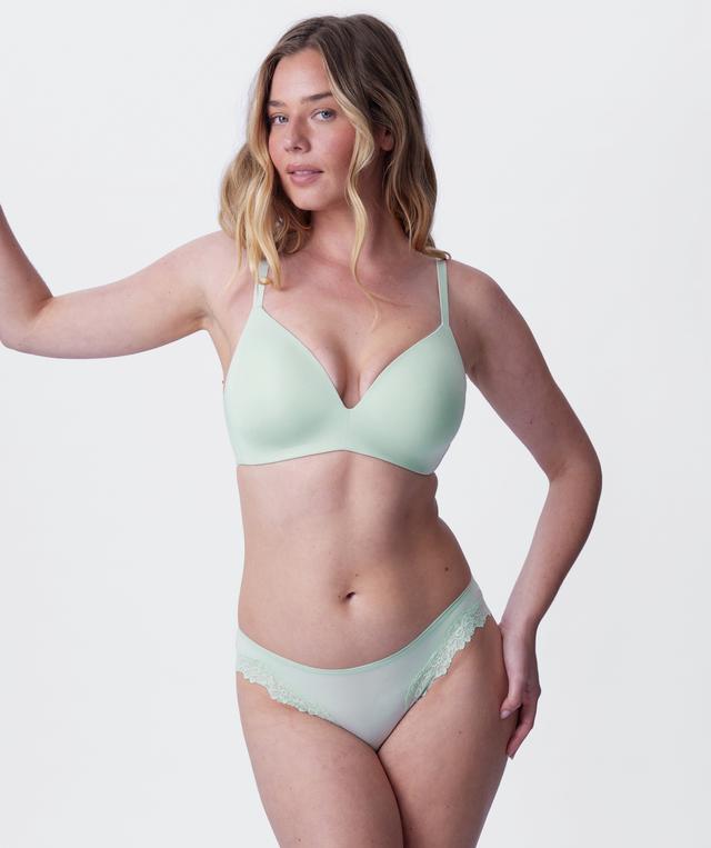 Nkd High Leg Brazilian Knicker - Mint Green