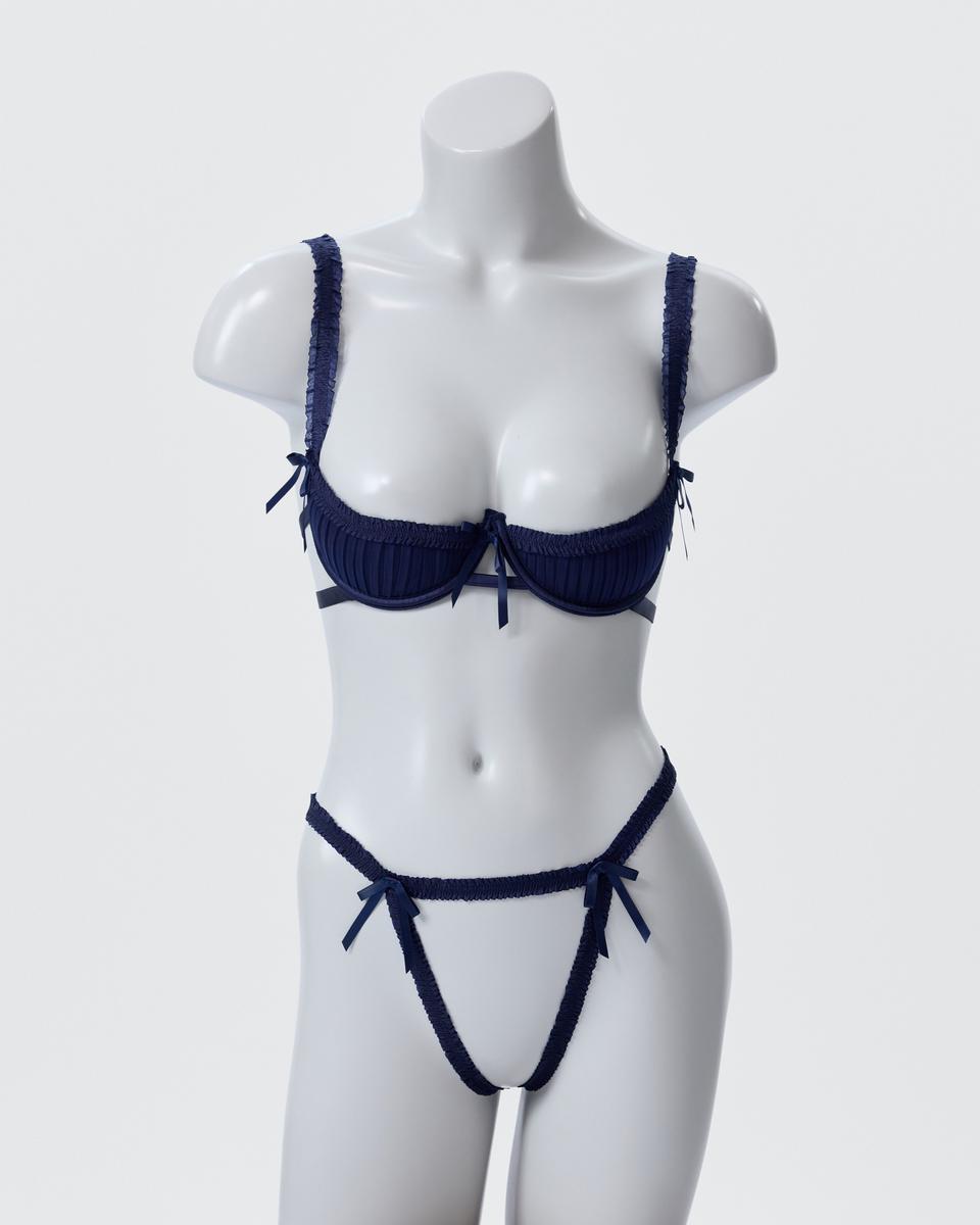 Night Games Blushing Erotic Set - Navy