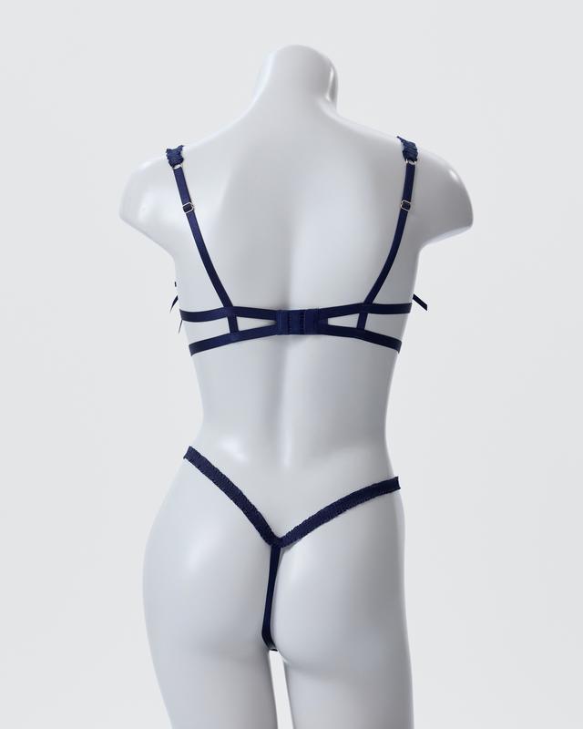 Night Games Blushing Erotic Set - Navy