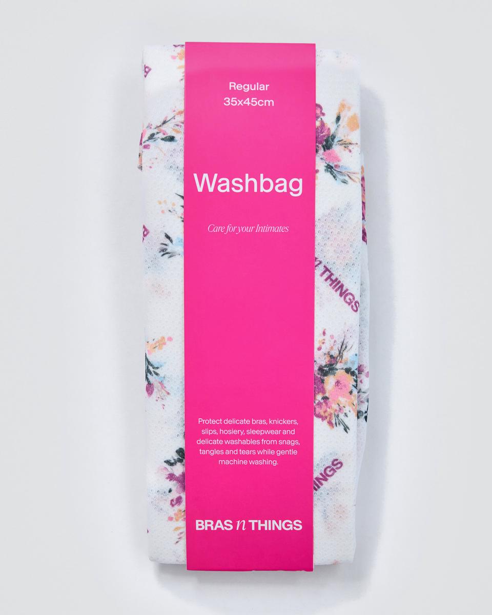 Bouquet Blooms Regular Washbag - Print