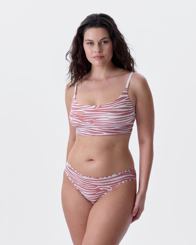 Nkd High Leg Brazilian Knicker - Print Animal