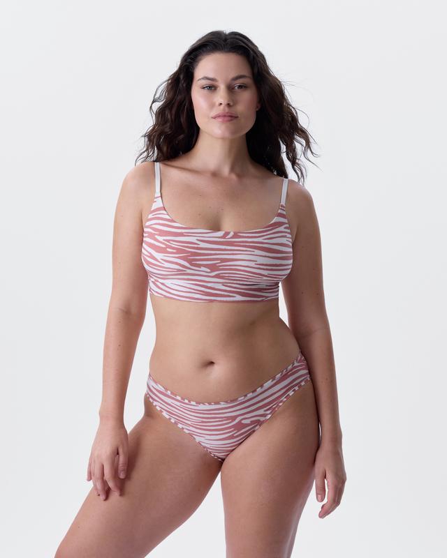 Nkd High Leg Brazilian Knicker - Print Animal