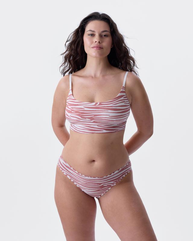 Nkd High Leg Brazilian Knicker - Print Animal