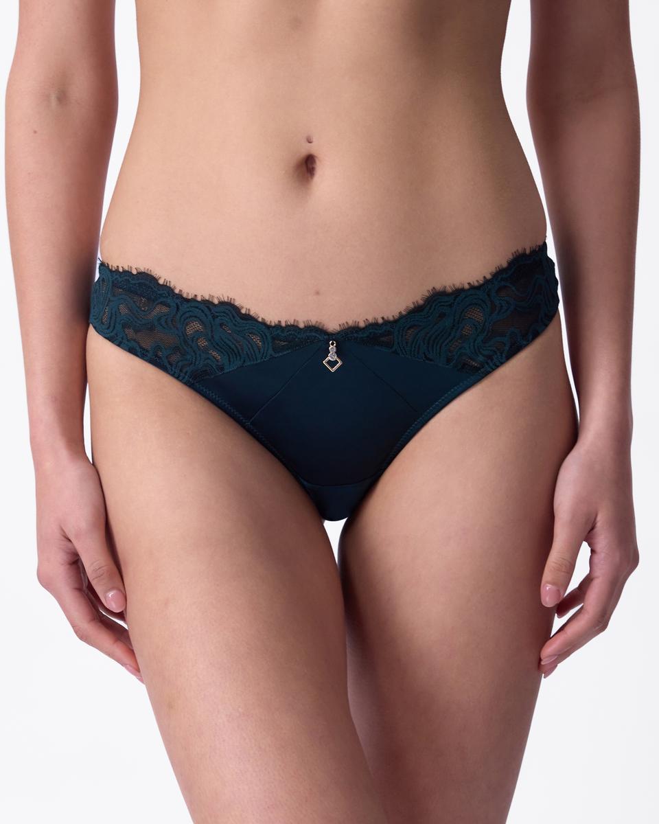 Rosaria Brazilian Knicker - Dark Green