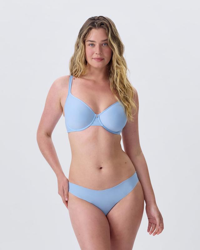 Pure Body Full Cup Bra - Light Blue