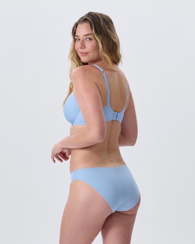 Smooth Comfort Cotton Bikini - Light Blue