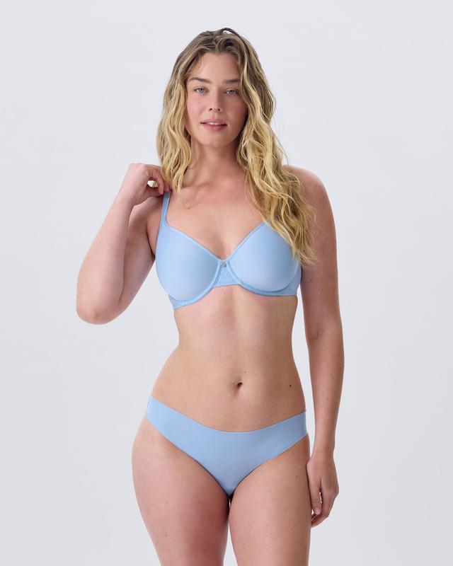 Smooth Comfort Cotton Bikini - Light Blue