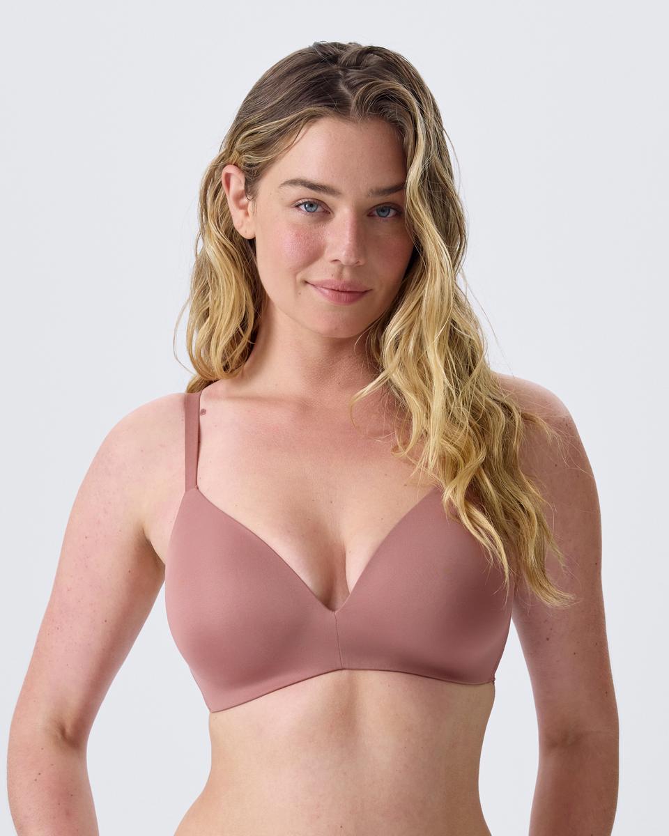 NKD Lightly Lined Wirefree Bra - Mocha