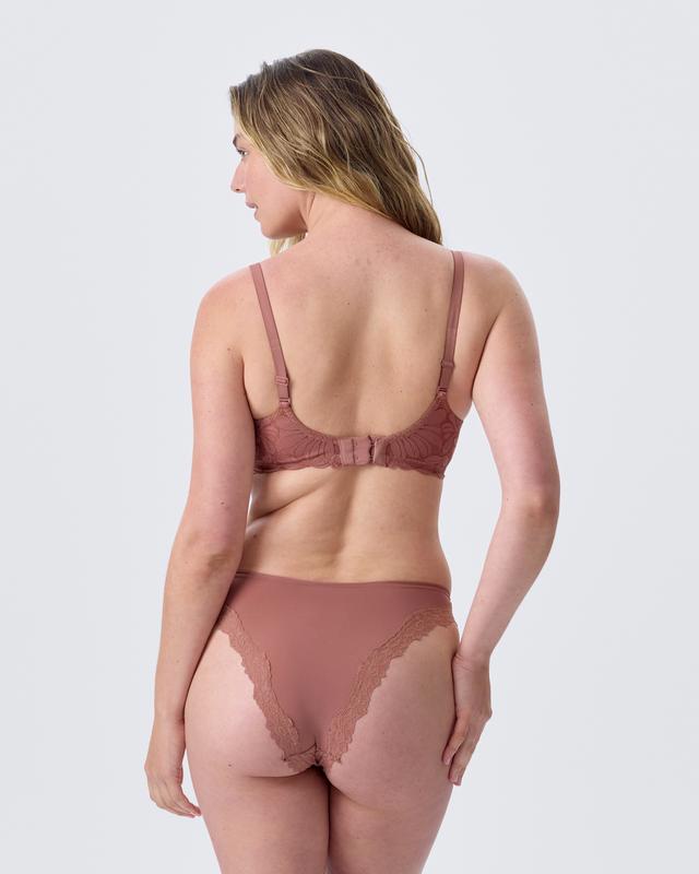 NKD Lightly Lined Wirefree Bra - Mocha