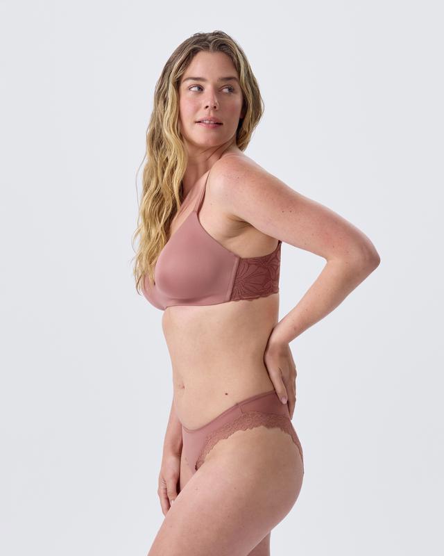 NKD Lightly Lined Wirefree Bra - Mocha