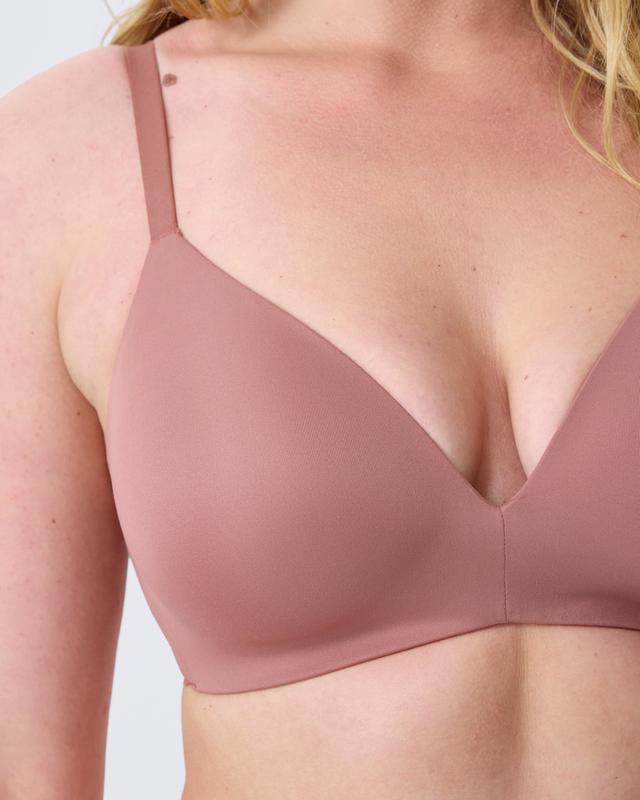 NKD Lightly Lined Wirefree Bra - Mocha